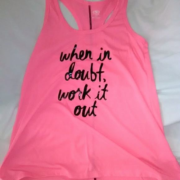 Athletic Works Tops - Athletic Works Hot pink gym tank top summer yoga